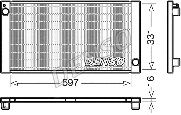 Radiator, engine cooling (DRM05121)
