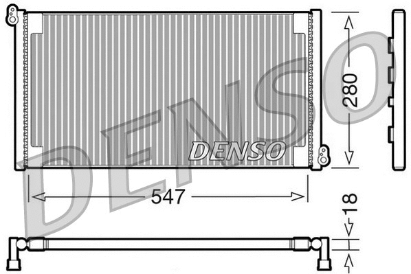 Condenser, air conditioning (DCN09081)