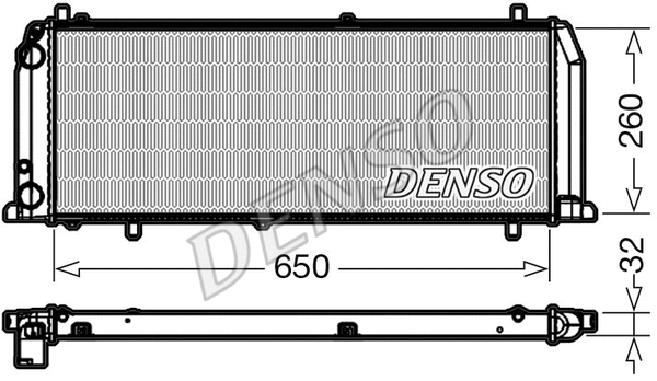 Radiator, engine cooling (DRM02008)