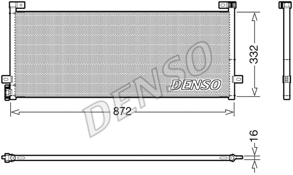 Condenser, air conditioning (DCN99072)