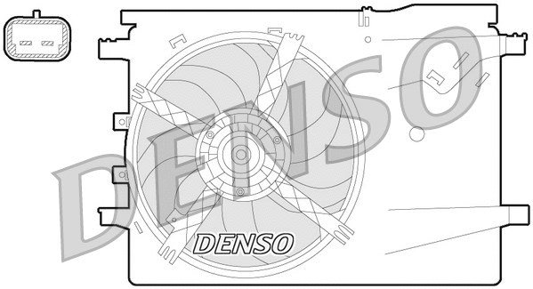 Fan, engine cooling (DER09058)