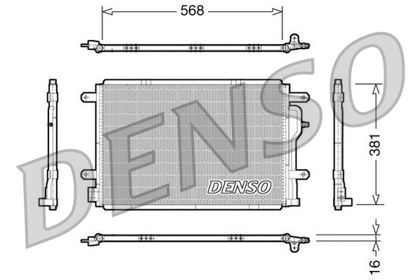 Condenser, air conditioning (DCN02004)