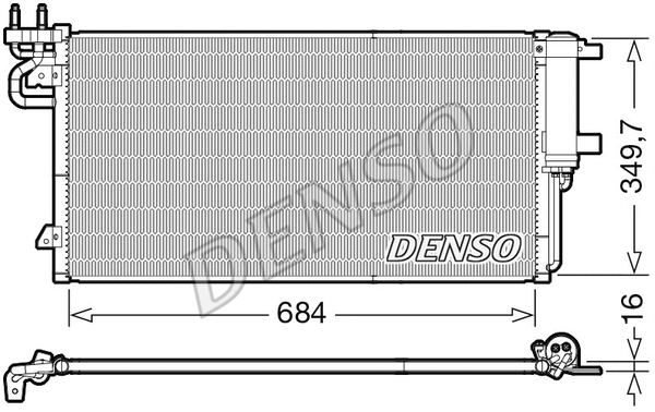Condenser, air conditioning (DCN10045)