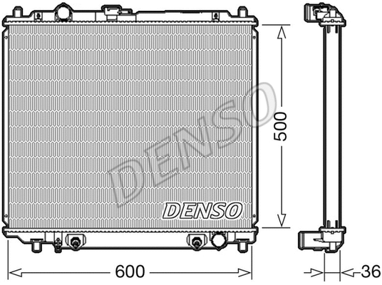 Radiator, engine cooling (DRM45003)