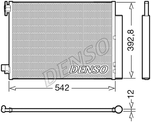 Condenser, air conditioning (DCN37004)