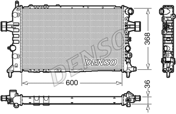 Radiator, engine cooling (DRM20112)