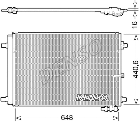 Condenser, air conditioning (DCN02022)