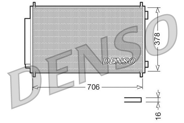 Condenser, air conditioning (DCN40002)