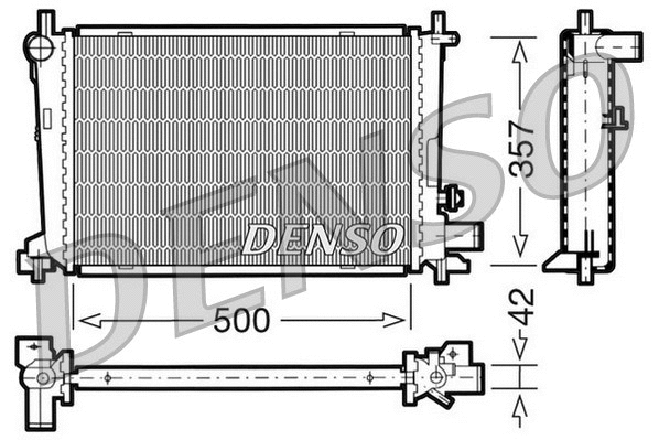 Radiator, engine cooling (DRM10040)