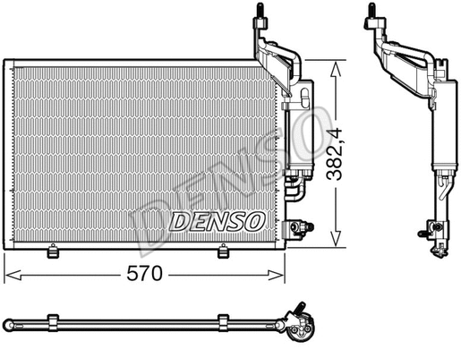 Condenser, air conditioning (DCN10050)