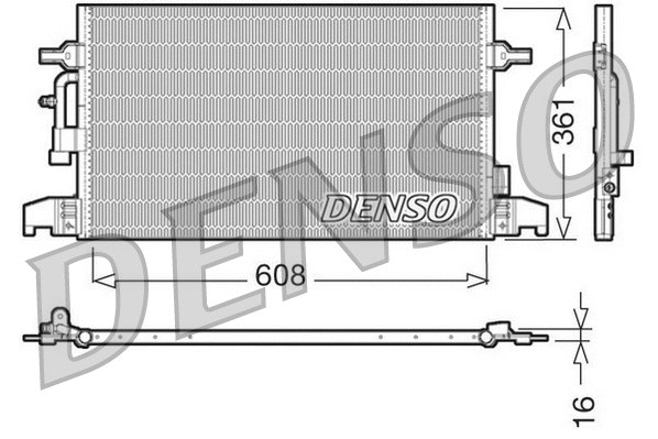 Condenser, air conditioning (DCN02016)