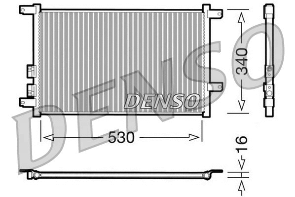 Condenser, air conditioning (DCN01011)