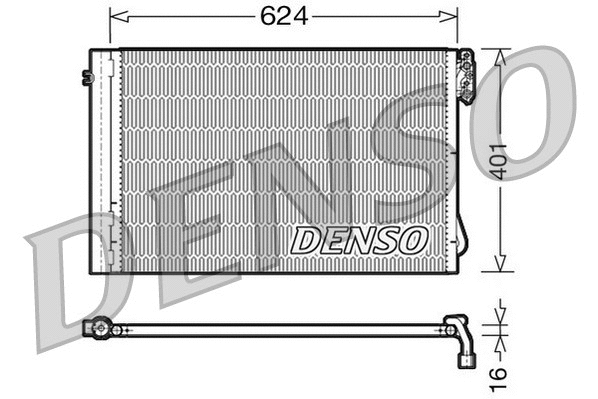 Condenser, air conditioning (DCN05011)