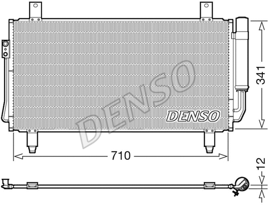 Condenser, air conditioning (DCN45006)