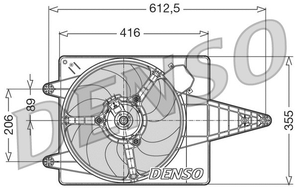 Fan, engine cooling (DER01004)