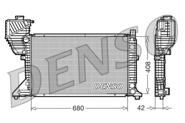 Radiator, engine cooling (DRM17011)
