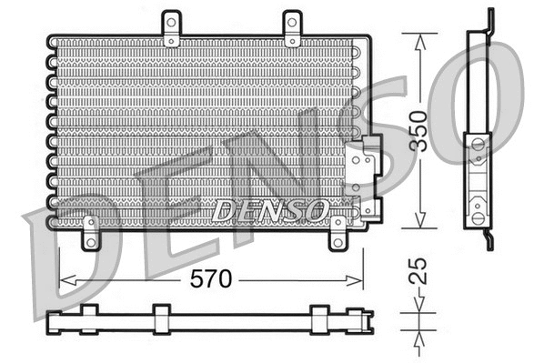 Condenser, air conditioning (DCN01001)