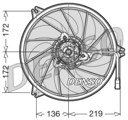 Fan, engine cooling (DER21008)
