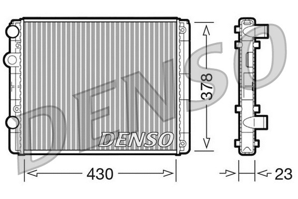 Radiator, engine cooling (DRM32030)