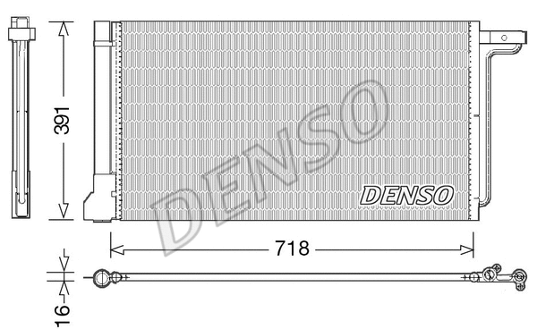 Condenser, air conditioning (DCN10028)