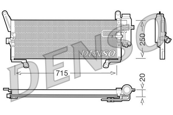 Condenser, air conditioning (DCN09091)
