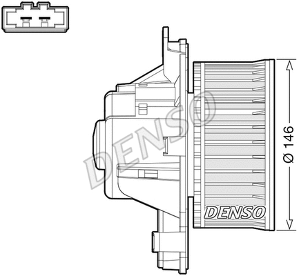 Interior Blower (DEA21014)