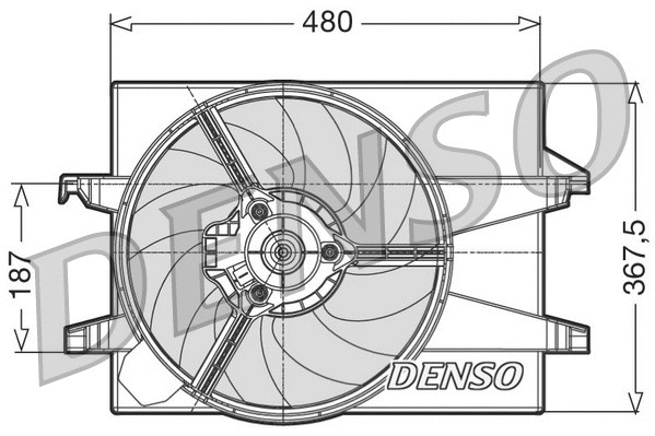 Fan, engine cooling (DER10001)