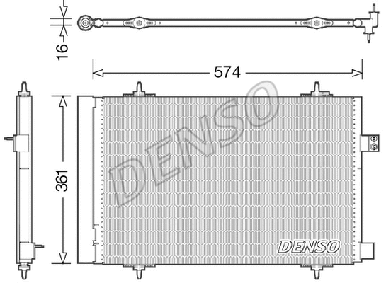 Condenser, air conditioning (DCN21019)