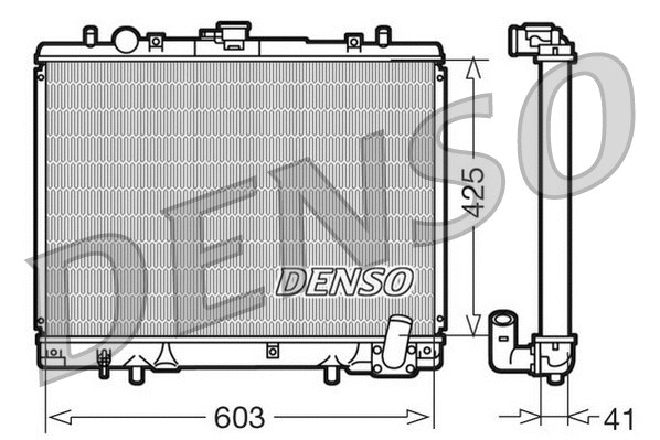 Radiator, engine cooling (DRM45019)
