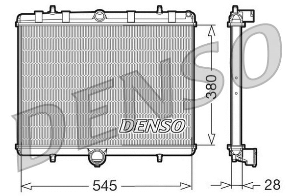Radiator, engine cooling (DRM07060)
