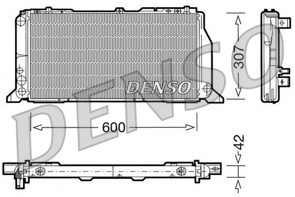 Radiator, engine cooling (DRM02013)