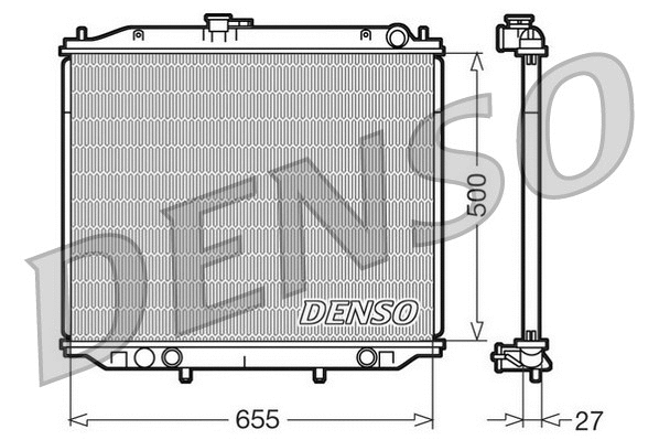 Radiator, engine cooling (DRM46020)