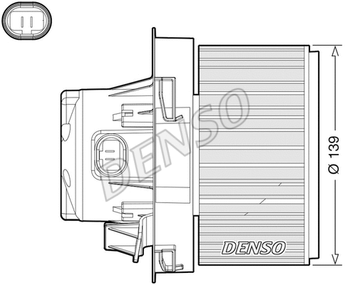 Interior Blower (DEA21012)