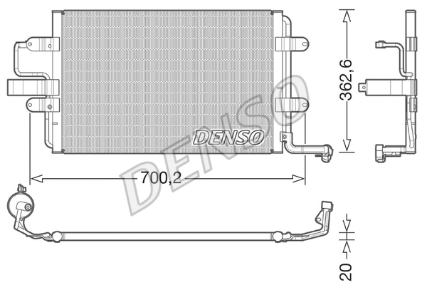 Condenser, air conditioning (DCN32022)