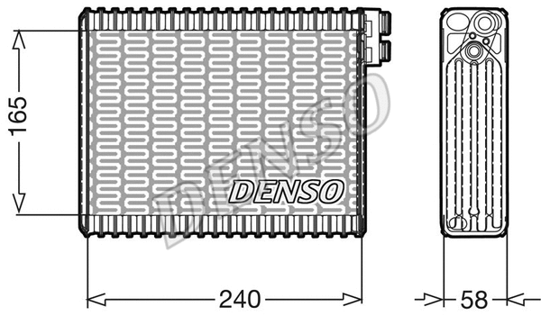 Evaporator, air conditioning (DEV21004)