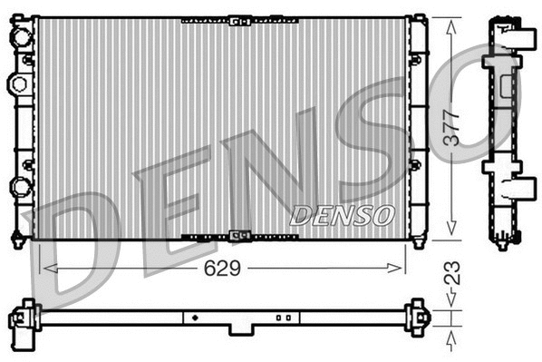 Radiator, engine cooling (DRM26040)