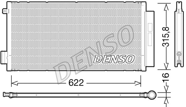 Condenser, air conditioning (DCN09044)