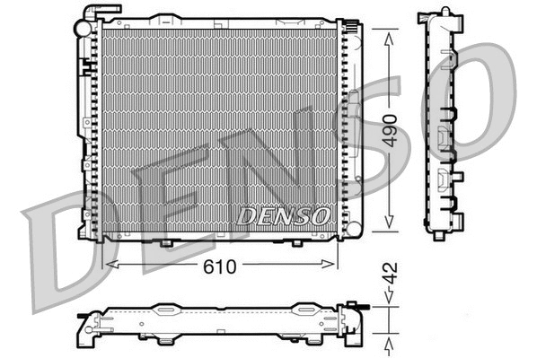 Radiator, engine cooling (DRM17035)