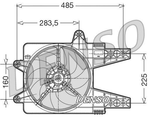 Fan, engine cooling (DER13003)