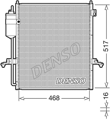 Condenser, air conditioning (DCN45004)