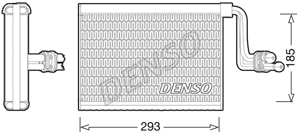 Evaporator, air conditioning (DEV05002)