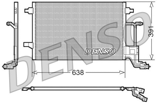 Condenser, air conditioning (DCN02014)