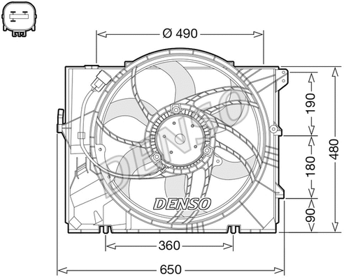 Fan, engine cooling (DER05011)