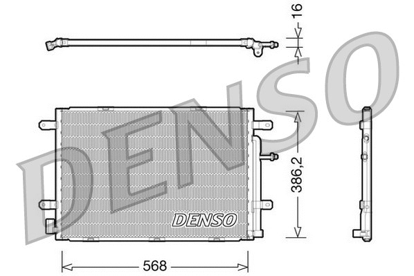 Condenser, air conditioning (DCN02019)