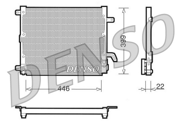 Condenser, air conditioning (DCN13002)