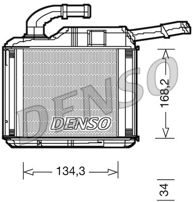 Heat Exchanger, interior heating (DRR32010)