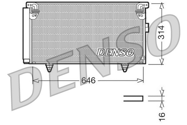 Condenser, air conditioning (DCN36001)