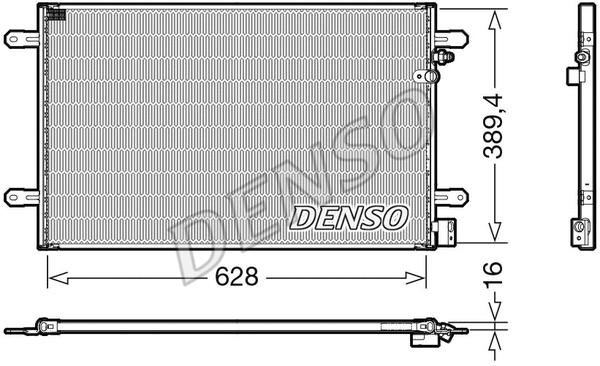 Condenser, air conditioning (DCN02037)