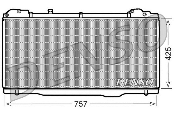 Radiator, engine cooling (DRM23023)