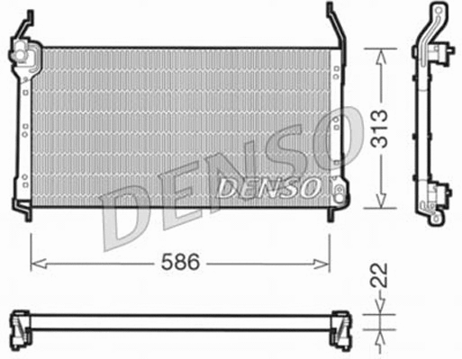 Condenser, air conditioning (DCN09014)